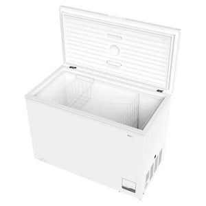 CHiQ 299L White Hybrid Chest Freezer CCF299WE, Right Side View
