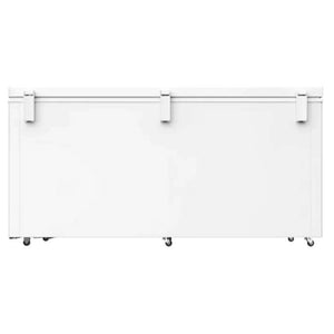 CHiQ 500L White Hybrid Chest Freezer CCF500WE, Back View