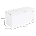 CHiQ CCF500WE 500L White Hybrid Chest Freezer