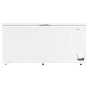 CHiQ 500L White Hybrid Chest Freezer CCF500WE, Front View