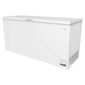 CHiQ 700L White Hybrid Chest Freezer CCF700WE, Left Angle View