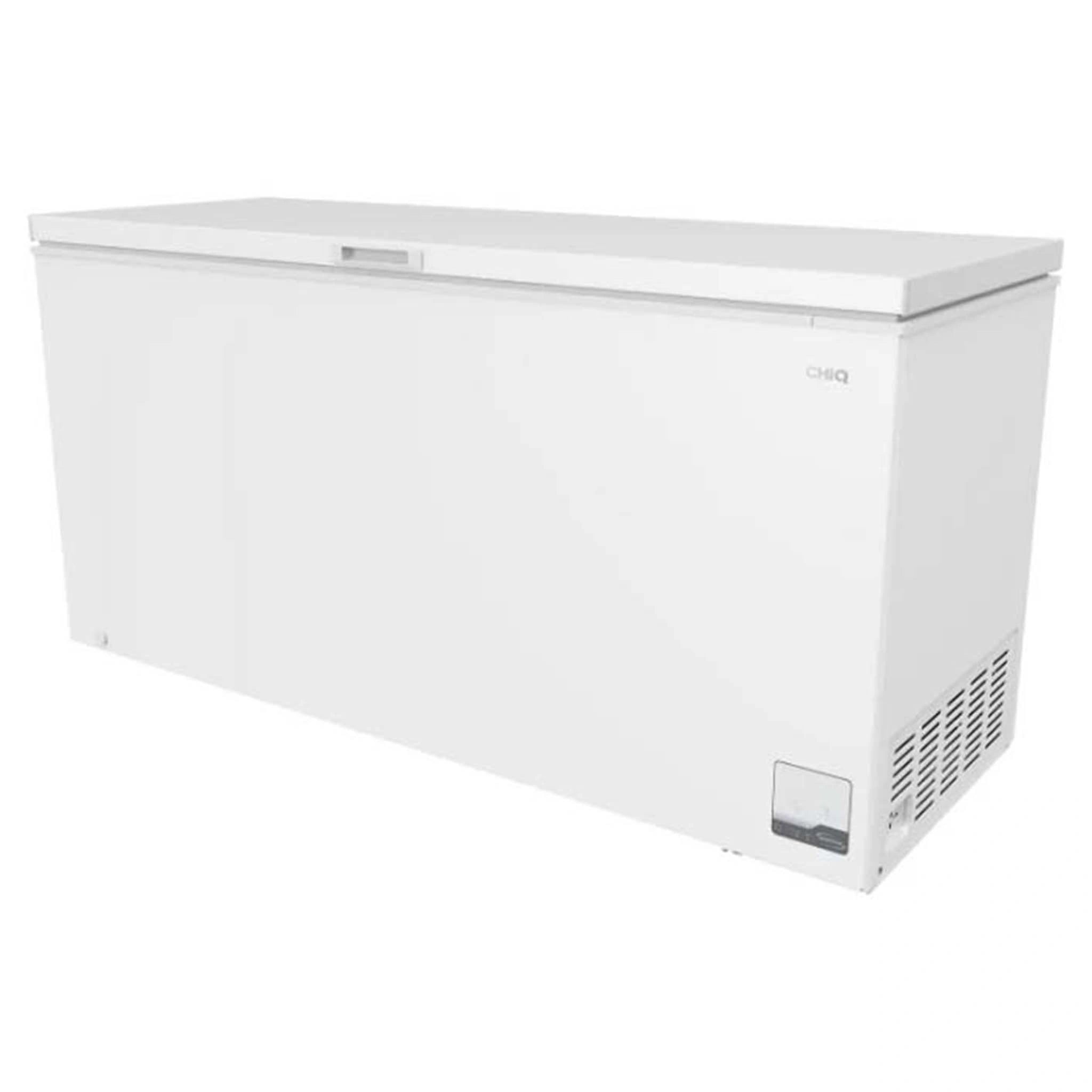 CHiQ 700L White Hybrid Chest Freezer CCF700WE, Left Angle View