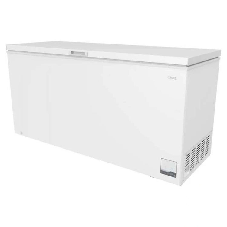 CHiQ 700L White Hybrid Chest Freezer CCF700WE, Left Angle View