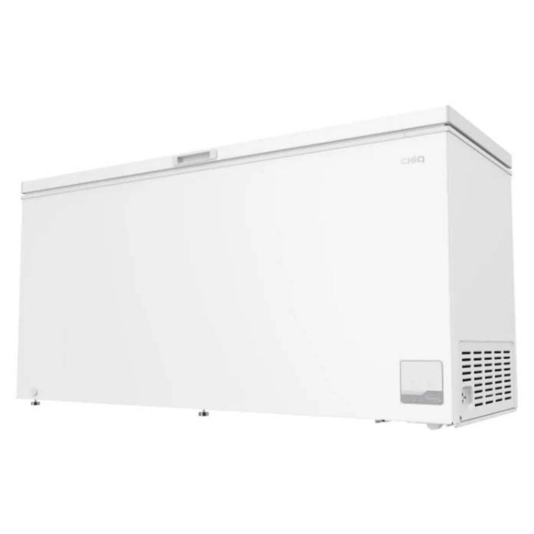 CHiQ 700L White Hybrid Chest Freezer CCF700WE, Right Angle View