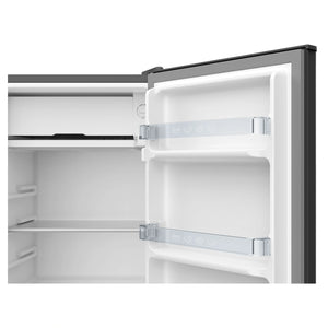 CHiQ 90L Black Retro Bar Refrigerator CRSR090DB1, Door Shelves View