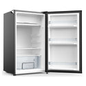 CHiQ 90L Black Retro Bar Refrigerator CRSR090DB1, Right Side Door Open View