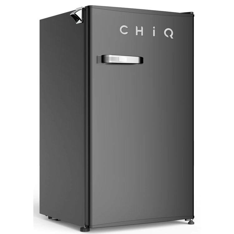 CHiQ 90L Black Retro Bar Refrigerator CRSR090DB1, Right Side View
