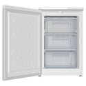 CHiQ 85L White Reversible Door Upright Freezer CSF085DW, Open Door View