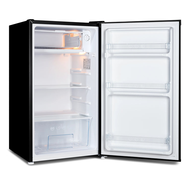 CHiQ CSR089DB 90L Single Door Bar Fridge Black
