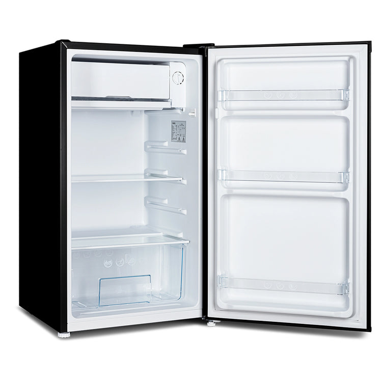 CHiQ CSR089DB 90L Single Door Bar Fridge Black