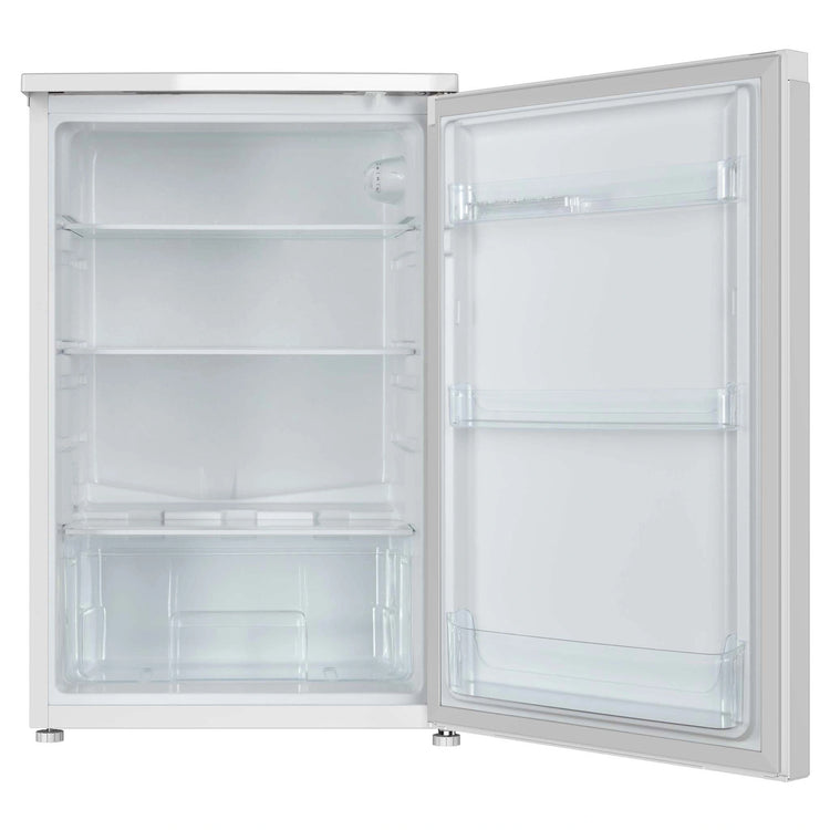 CHiQ 126L White Single Door Full Fridge CSR120DW, Front Open Door View