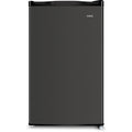 CHiQ 125L Black Steel Single-Door Bar Fridge CSR124DBS, Front View