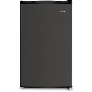CHiQ 125L Black Steel Single-Door Bar Fridge CSR124DBS, Front View