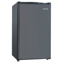 CHiQ 125L Black Steel Single-Door Bar Fridge CSR124DBS, Right Angle View