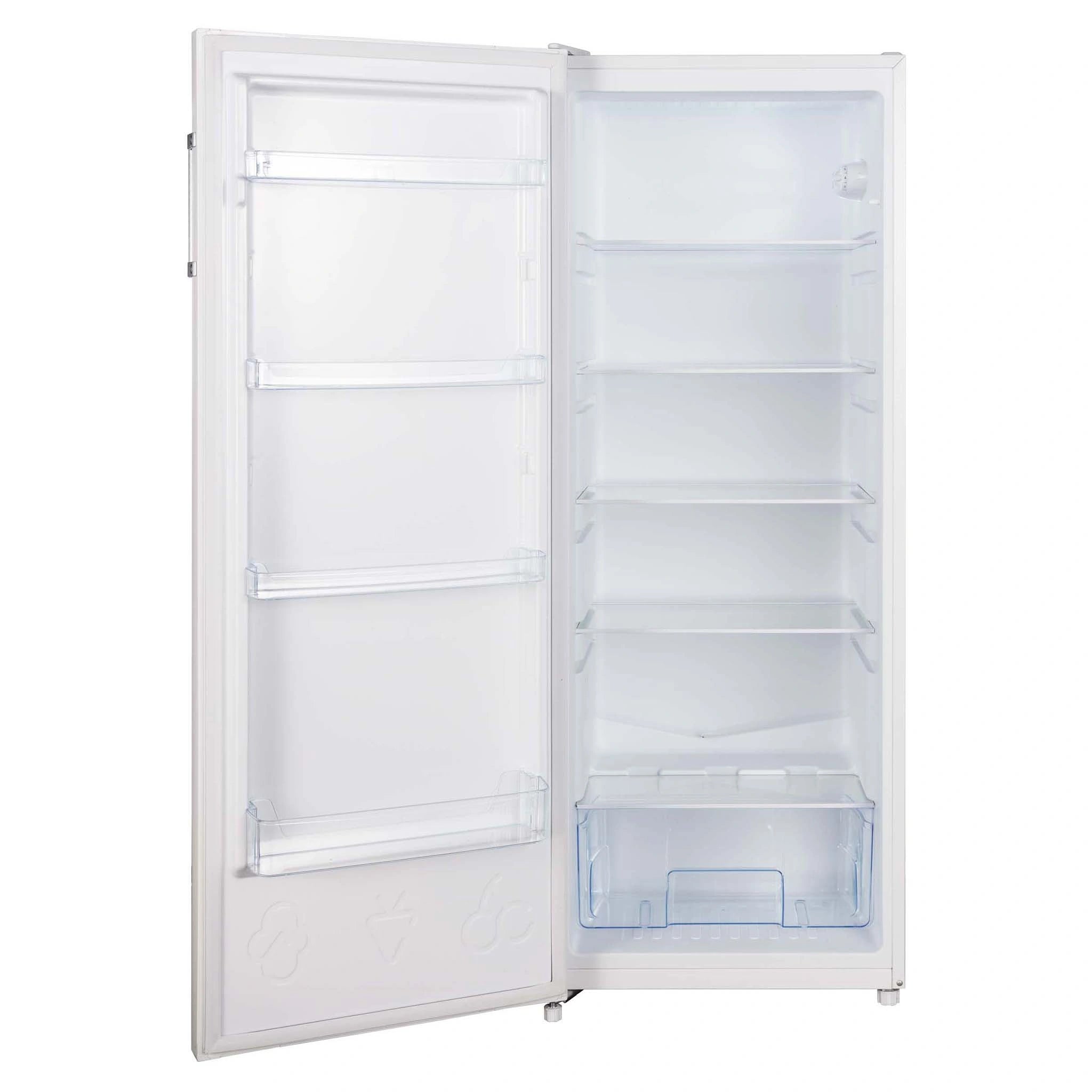 CHiQ 241L White Single Door Upright Fridge CSR241DW, Front Left Side Open Door View