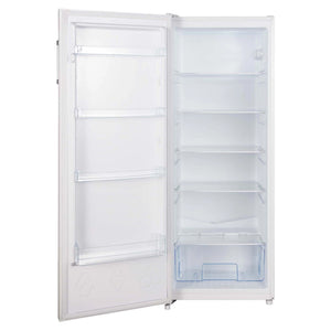 CHiQ 241L White Single Door Upright Fridge CSR241DW, Front Left Side Open Door View