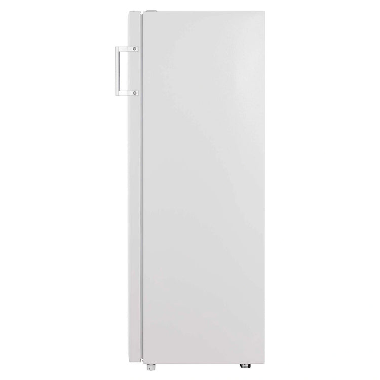 CHiQ 241L White Single Door Upright Fridge CSR241DW, Side View