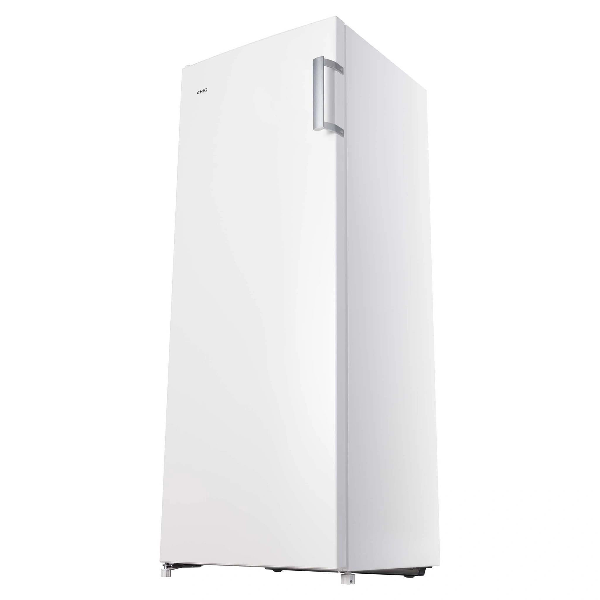 CHiQ 241L White Single Door Upright Fridge CSR241DW, Side View
