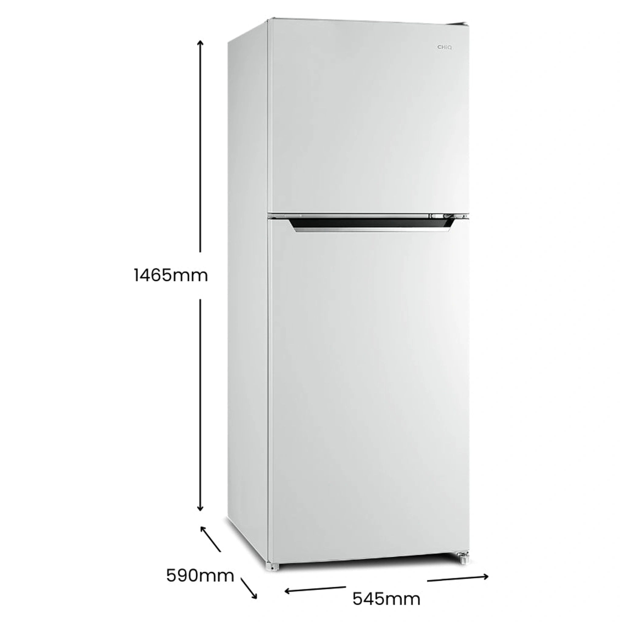 CHiQ 202L Top Mount Fridge White CTM202NW3, Dimensions