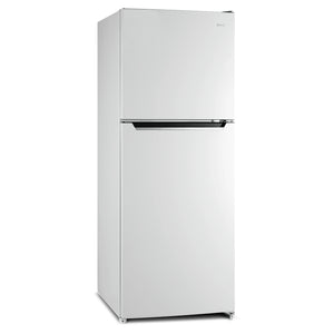CHiQ 202L Top Mount Fridge White CTM202NW3, Left Side View