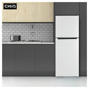CHiQ CTM202NW3 202L Top Mount Fridge - White