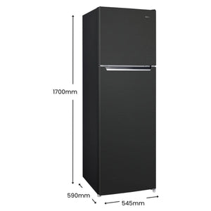 CHiQ 255L Top Mount Fridge Black Steel CTM253NBS5E, Dimensions