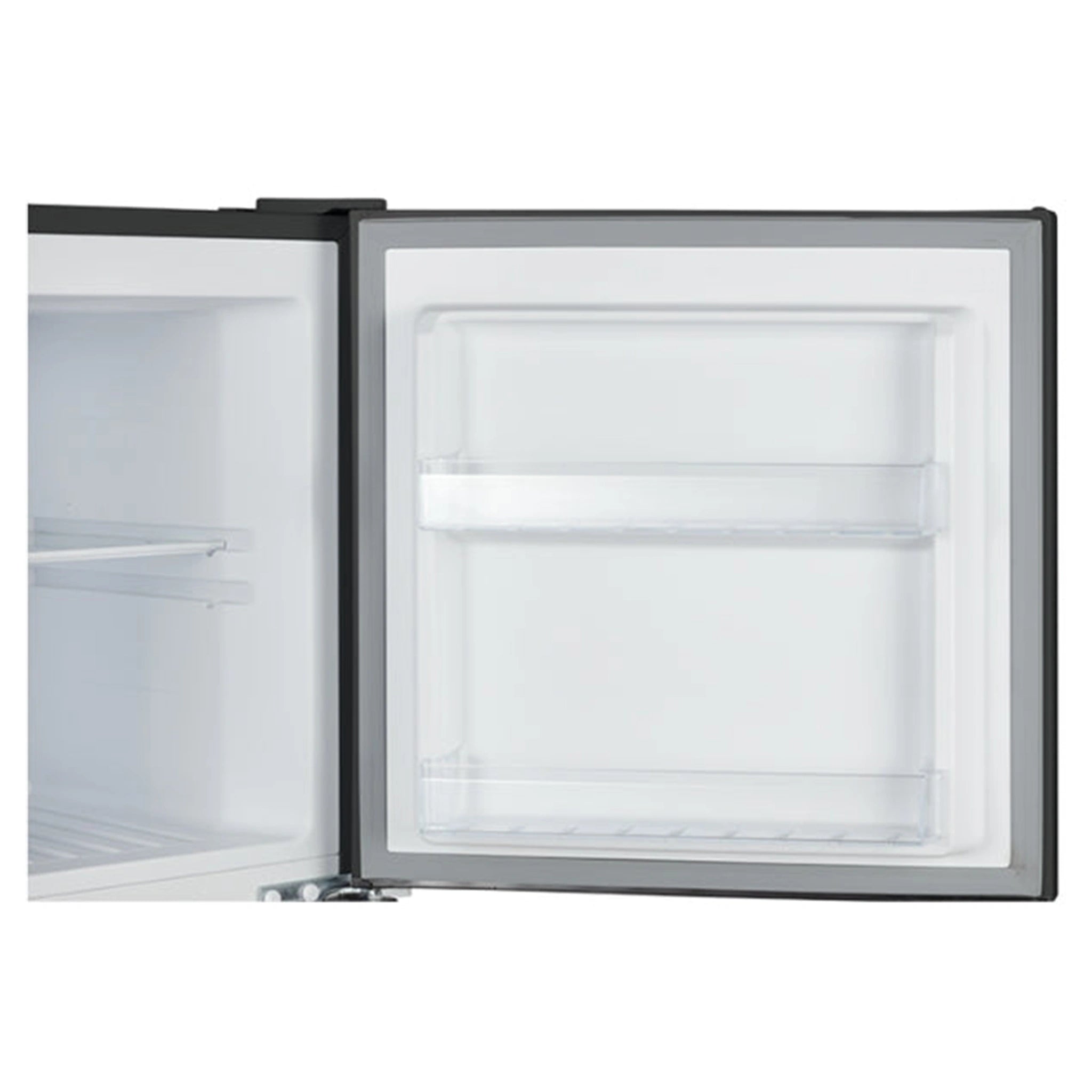 CHiQ 255L Top Mount Fridge Black Steel CTM253NBS5E, Freezer Shelf View