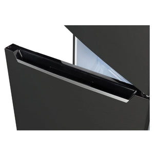 CHiQ 255L Top Mount Fridge Black Steel CTM253NBS5E, Handle View