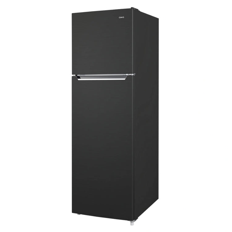 CHiQ 255L Top Mount Fridge Black Steel CTM253NBS5E, Right Side View