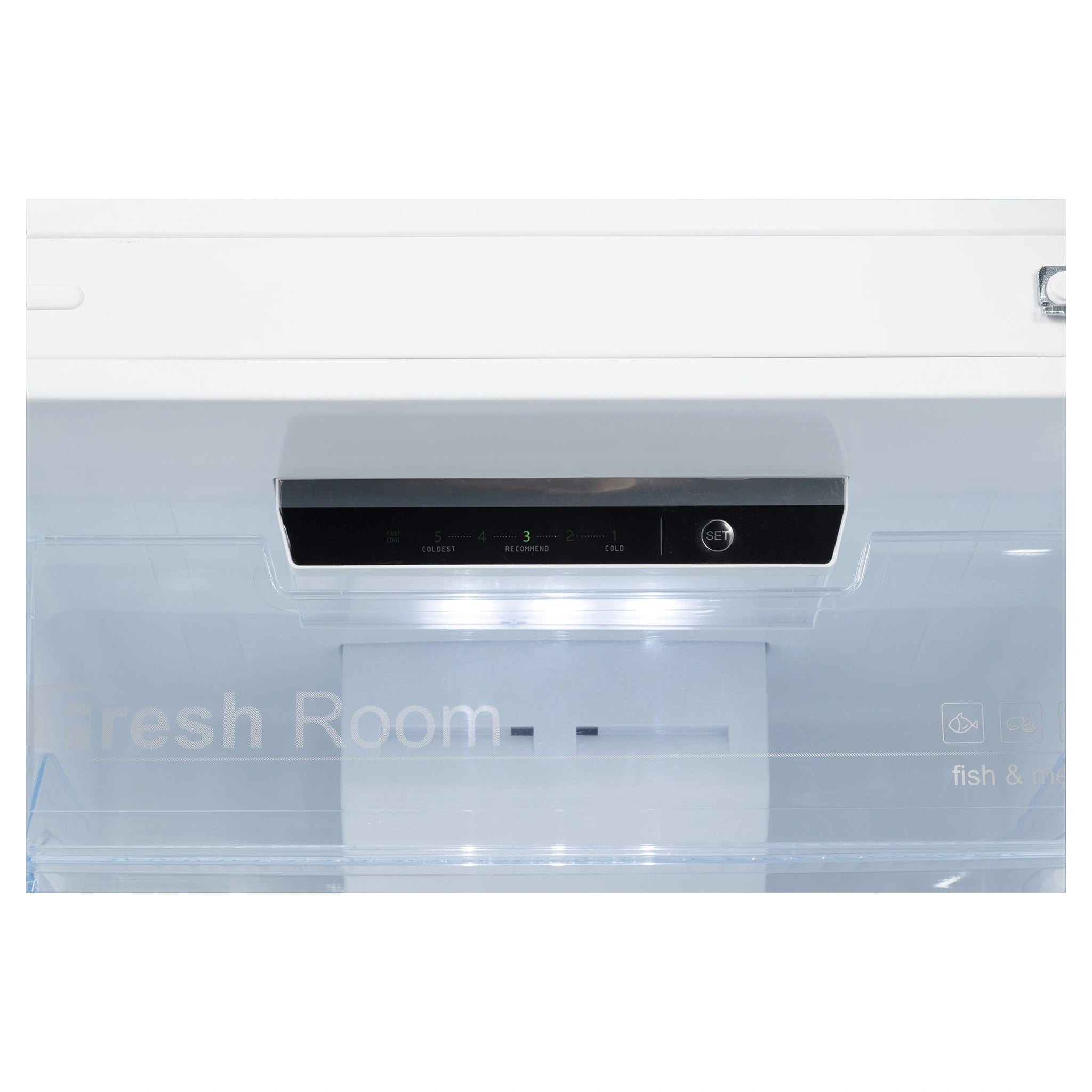 CHiQ CTM255NW5E 255L Top Mount Fridge White