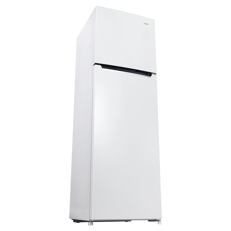 CHiQ 255L Top Mount Fridge White CTM255NW5E, Front Left Side View
