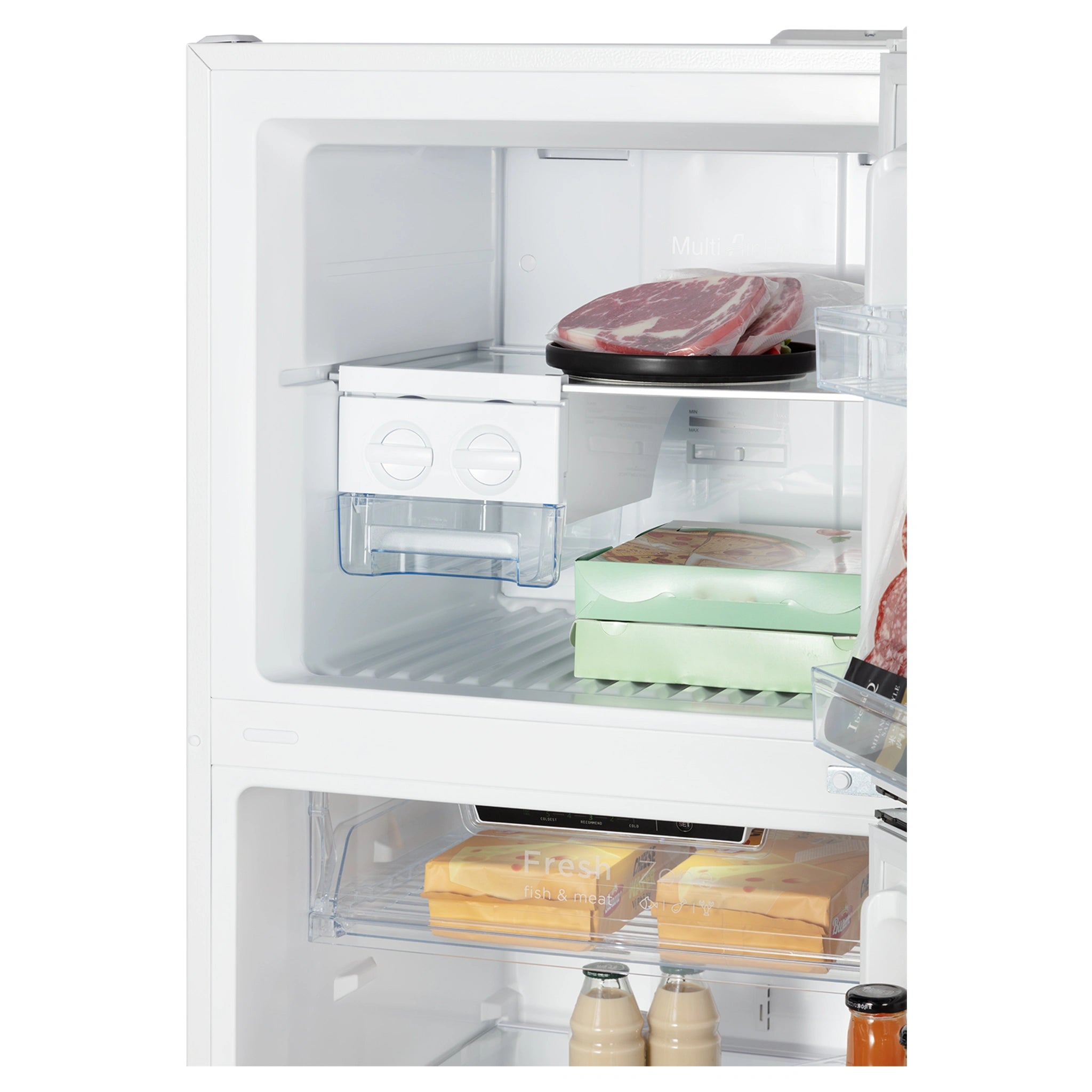 CHiQ CTM348NW5E 348L Top Mount Fridge White