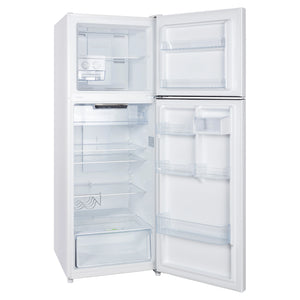 CHiQ 348L Top Mount Fridge White CTM348NW5E, Front Left Side View With Door Open