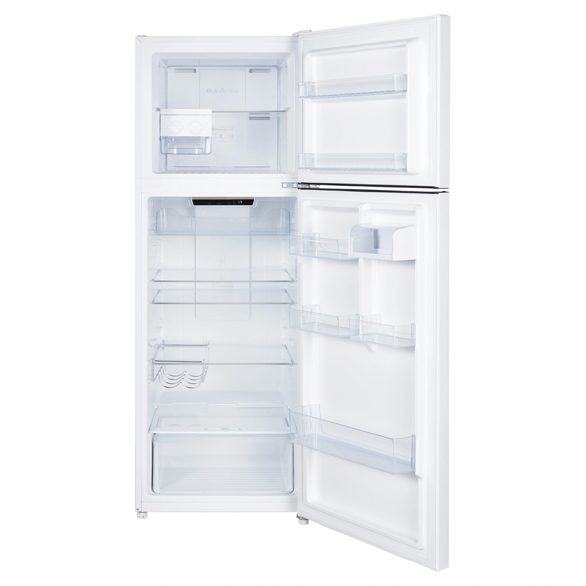 CHiQ 348L Top Mount Fridge White CTM348NW5E, Front View With Door Open