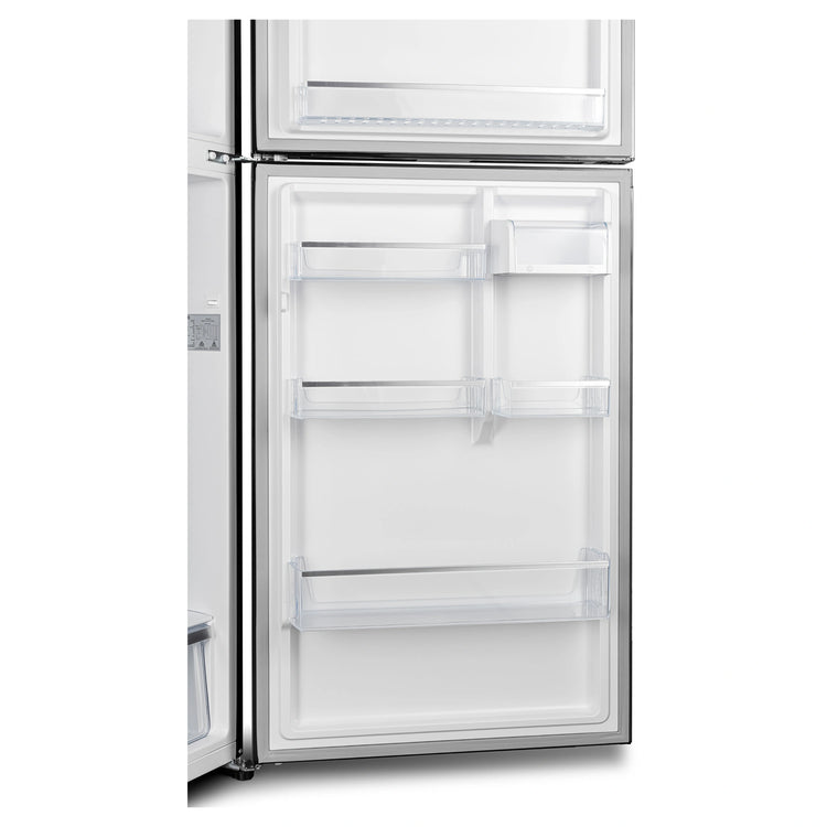 CHiQ 410L Top Mount Fridge Black CTM407NB3, Door Shelf View
