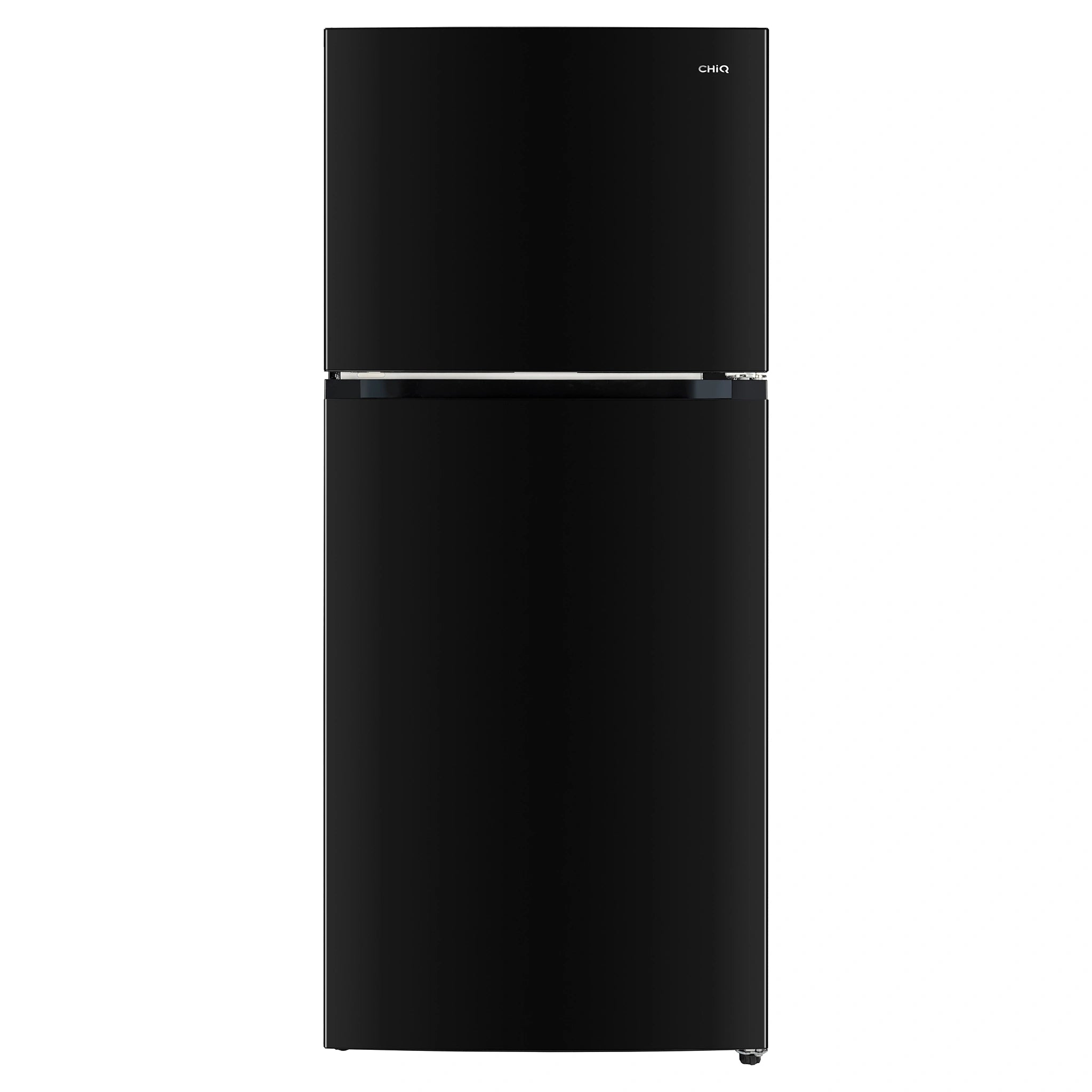 CHiQ 410L Top Mount Fridge Black CTM407NB3, Front View