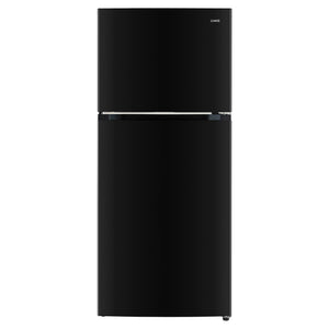 CHiQ 410L Top Mount Fridge Black CTM407NB3, Front View