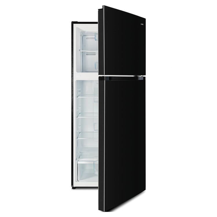 CHiQ 410L Top Mount Fridge Black CTM407NB3, Opening Door View