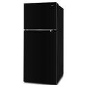CHiQ 410L Top Mount Fridge Black CTM407NB3, Right Side View