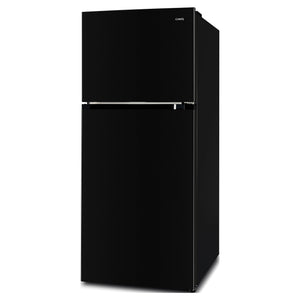 CHiQ 410L Top Mount Fridge Black CTM407NB3, Right Side View
