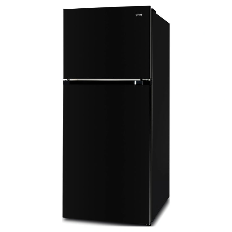 CHiQ 410L Top Mount Fridge Black CTM407NB3, Right Side View