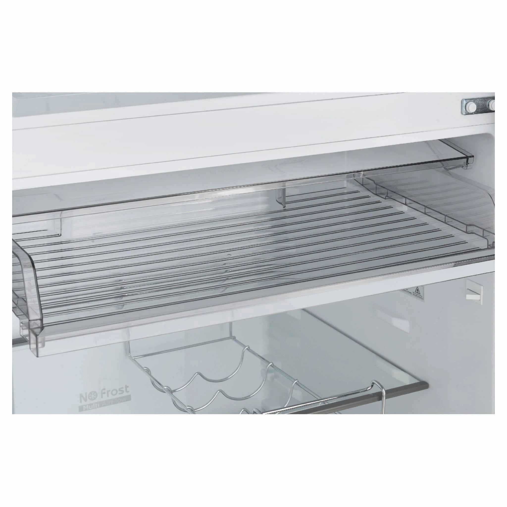 CHiQ 410L Top Mount Fridge Stainless Steel CTM408NSS5E, Fresh Zone View
