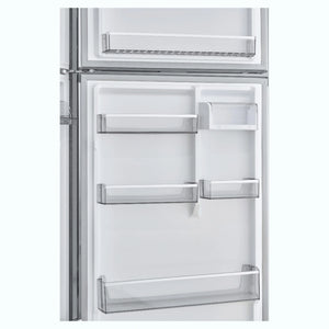 CHiQ 410L Top Mount Fridge Stainless Steel CTM408NSS5E, Fridge Door View