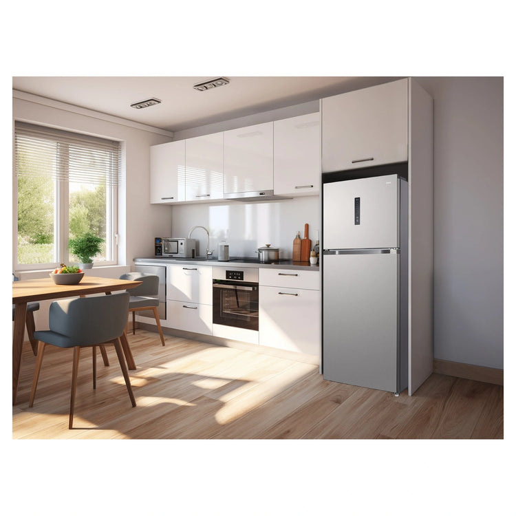 CHiQ 410L Top Mount Fridge Stainless Steel CTM408NSS5E, Lifestyle View