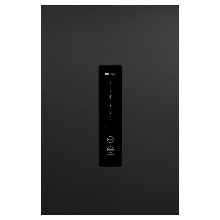 CHiQ 410L Top Mount Fridge Black Steel CTM409NBS5E, Control Panel View