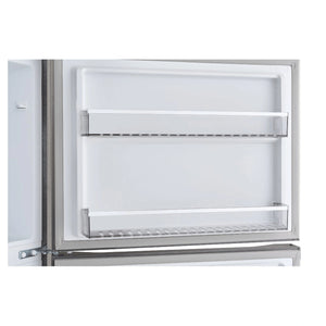 CHiQ 410L Top Mount Fridge Black Steel CTM409NBS5E, Freezer Door View