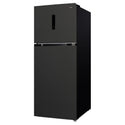 CHiQ 410L Top Mount Fridge Black Steel CTM409NBS5E, Front Right Side View
