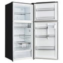 CHiQ CTM409NBS5E 410L Top Mount Fridge Black Steel