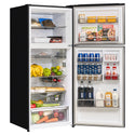 CHiQ CTM409NBS5E 410L Top Mount Fridge Black Steel