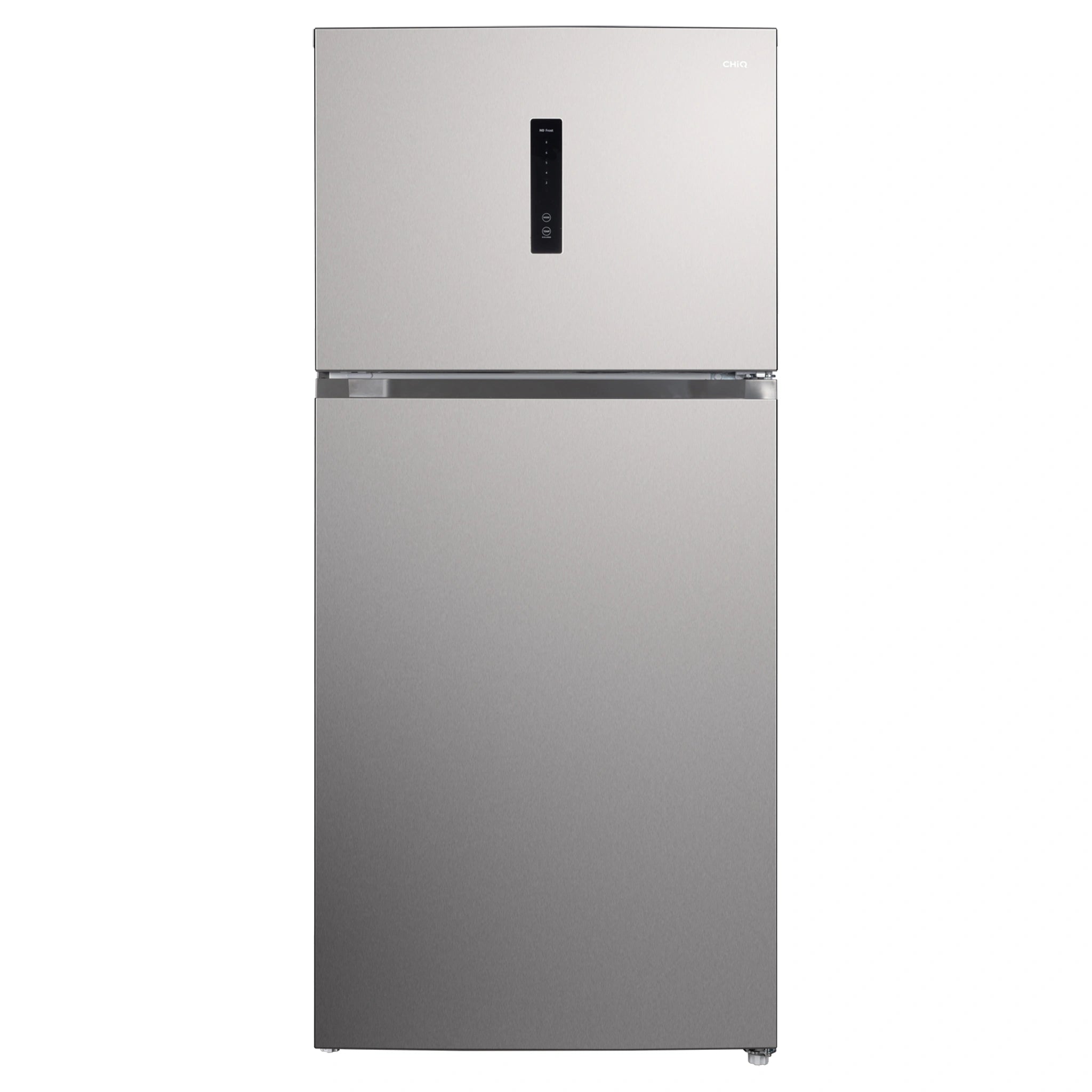 CHiQ 515L Top Mount Fridge Stainless Steel CTM512NSS5E, Front View